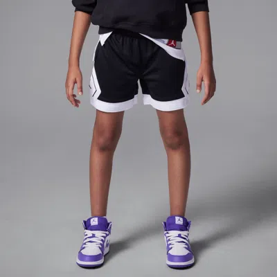 Jordan Dri-fit Little Kids' Diamond Shorts In Black