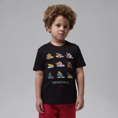 Jordan Little Kids' Fishing Lures T-shirt In Black