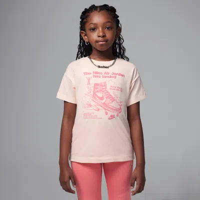 Jordan Little Kids' Graphic T-shirt In Pink