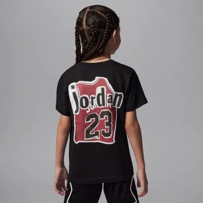 Jordan Little Kids' Jersey Collage T-shirt In Black