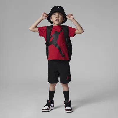 Jordan Little Kids' Jumpman 2-piece Shorts Set In Black