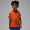 Jordan Little Kids' Jumpman Air Embroidered T-shirt In Orange