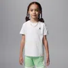 Jordan Little Kids' Jumpman Air Embroidered T-shirt In White