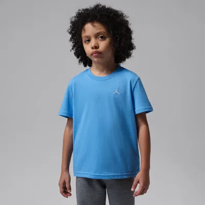 Jordan Little Kids' Jumpman Air Embroidered T-shirt In Blue