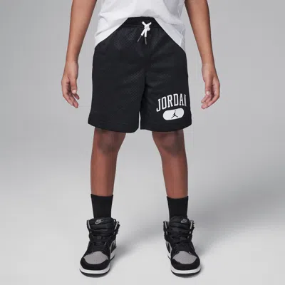 Jordan Little Kids' Mesh Pe Shorts In Black