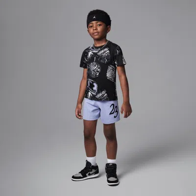 Jordan Little Kids' Mvp Ring 2-piece Shorts Set In Indigo Haze