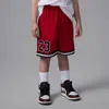 Jordan Little Kids' Playoff 2-piece Mesh Shorts Set In Red