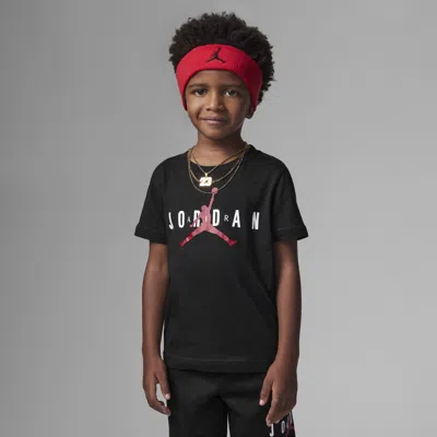Jordan Little Kids' T-shirt In Black