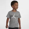 Jordan Big Boys Graphic Short Sleeves T-shirt In Grey