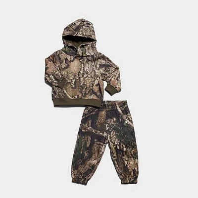 Jordan Little Kids X Realtree Pullover Hoodie And Jogger Pants Set In Multi