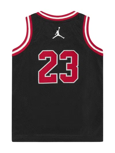 Jordan Kids' Logo-appliquéd Jersey In Schwarz