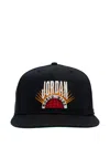 Jordan Logo Cap Hat In Black