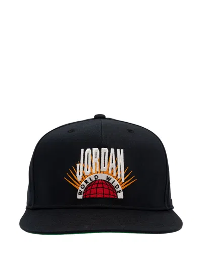 Jordan Logo Cap Hat In Black