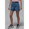 Jordan Denim Shorts In Blue In Stone Blue