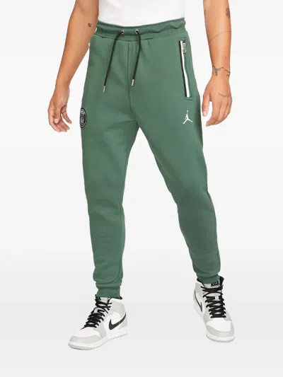 Jordan Logo-detail Drawstring Track Pants In Green