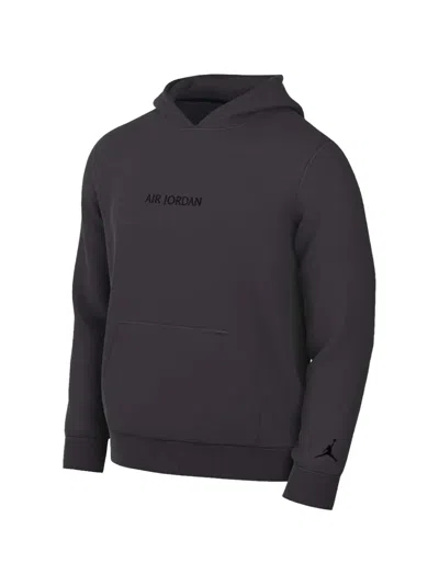 Jordan Logo-detail Hoodie In Black