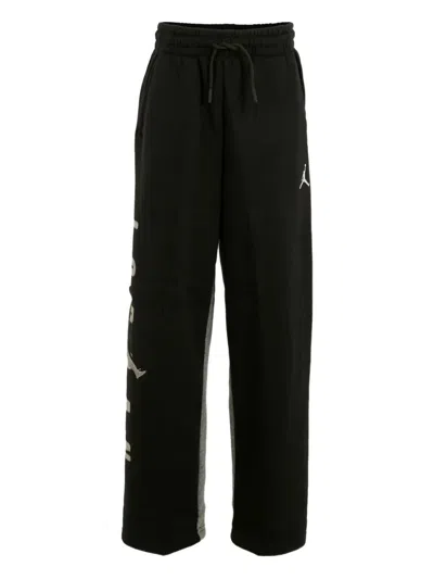 Jordan Kids' Logo-detail Panelled Trousers In Black