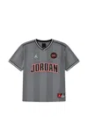 Jordan Kids' Logo-detail T-shirt In Gray