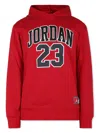 Jordan Kids Logo Tracksuit In Red