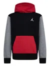 Jordan Logo-embroidered Hoodie In Black