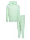 Jordan Logo-embroidered Jersey Tracksuit In Green