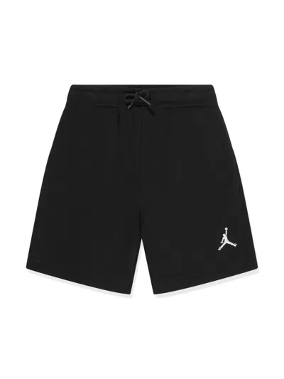 Jordan Kids' Logo-embroidered Shorts In Black