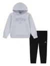 Jordan Logo-embroidered Trouser Set In Black
