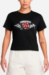 Jordan Logo Graphic Baby Tee In Black