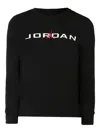 Jordan Logo-graphic Long-sleeve T-shirt In Black