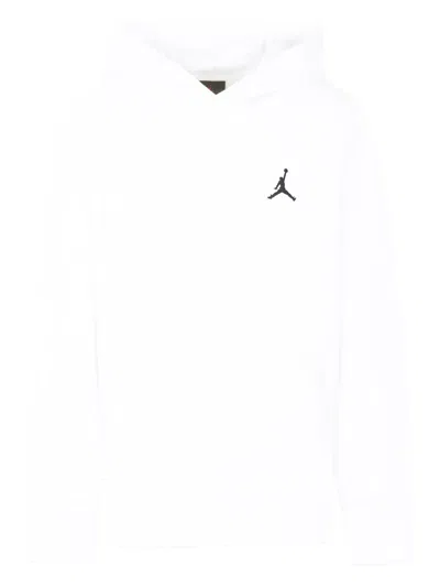 Jordan Kids' Logo Hoodie In White