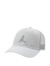 Jordan Logo-plaque Mesh Cap In Gray