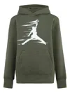 Jordan Flight Mvp Fleece Graphic Hoodie - Big Kid In Green