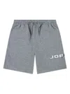 Jordan Boys Mj Stretch Hbr Fleece Shorts In Gray