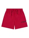 Jordan Logo-print Shorts In Red