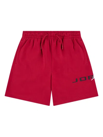 Jordan Kids' Logo-print Shorts In Red