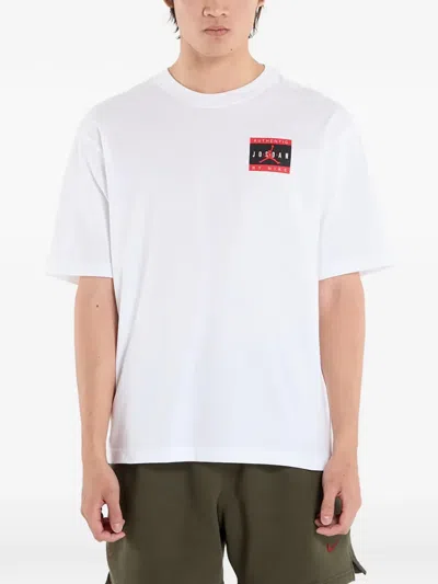 Jordan Logo-print T-shirt In White