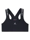 Jordan Logo-strap Sports Bra In Black