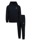 Jordan Boys  Brooklyn Fleece Pullover Set In Black