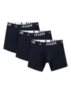 Jordan Men's 3-pack Cotton Flight Jersey Boxer Briefs In Black