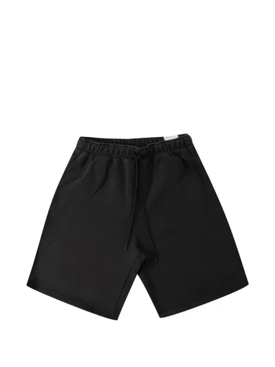 Jordan Logo-detail Fleece Shorts In Black