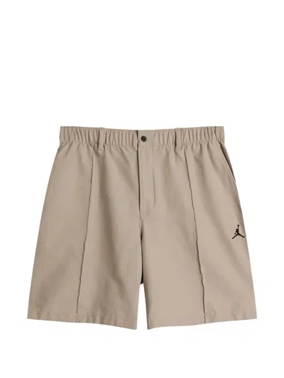 Jordan Logo-detail Golf Shorts In Brown