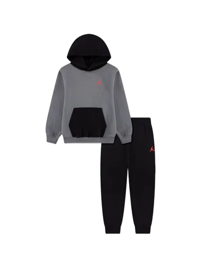 Jordan Babies' Logo-detail Hooded Tracksuit In Multi