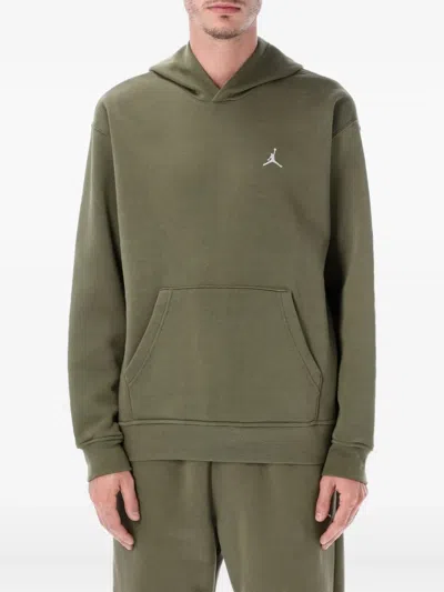 Jordan Logo-detail Hoodie In Green