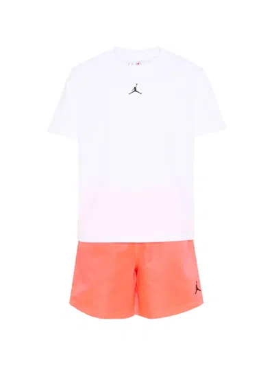 Jordan Kids' Logo-detail Shorts Set In Multi