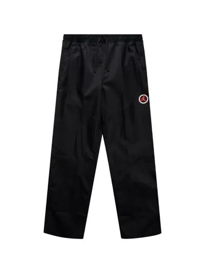 Jordan Logo-detail Trousers In Black