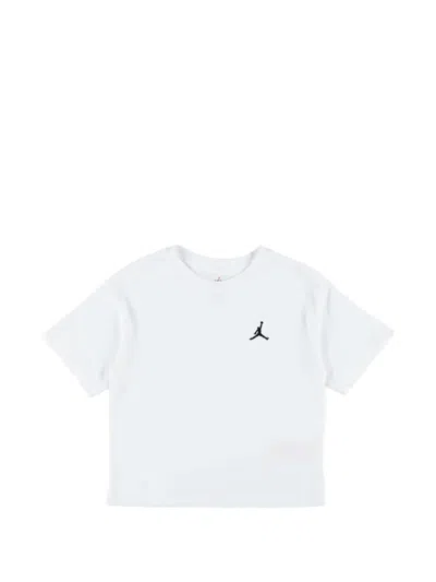 Jordan Kids' Logo-detail T-shirt In White