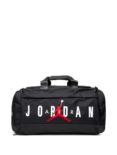 Jordan Logo-print Duffle Bag In Black