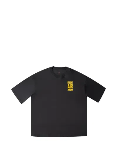 Jordan Logo-print T-shirt In Black