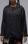 Jordan Long Sleeve Woven Button-up Top