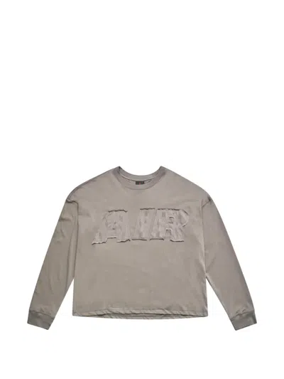 Jordan Long-sleeve T-shirt In Gray